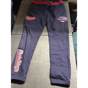 Pro Standard UIC Flames‎ Sweatpants Illinois Chicago Joggers Drawstring Mens SM